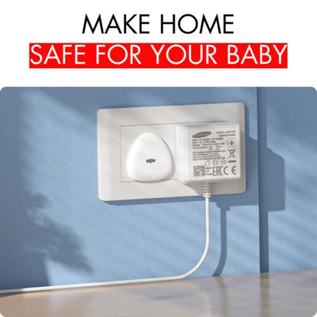 Nurtur Sockets Cover Pack Of 6 White in UAE - view 4