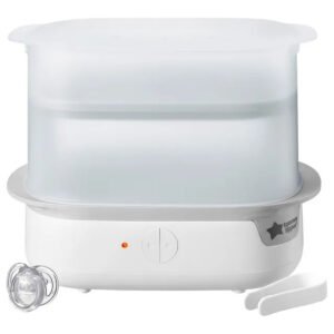 Tommee Tippee Advanced Steam Electric Steriliser for Baby Bottles White