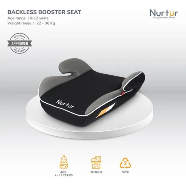 Nurtur Nova Booster Seat Grey in UAE - view 2