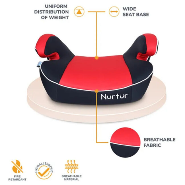 Nurtur Enzo Booster Seat Red in UAE - view 2