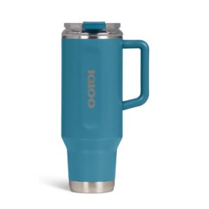 IGLOO 40 OZ Stainless Steel Travel Mug Modern Blue