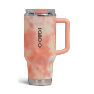 IGLOO 32 Oz Flip n Sip Travel Mug Apricot