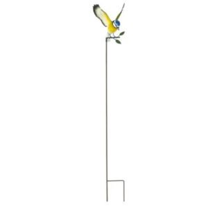 La Hacienda Metal Inquisitive Blue Tit on Stake
