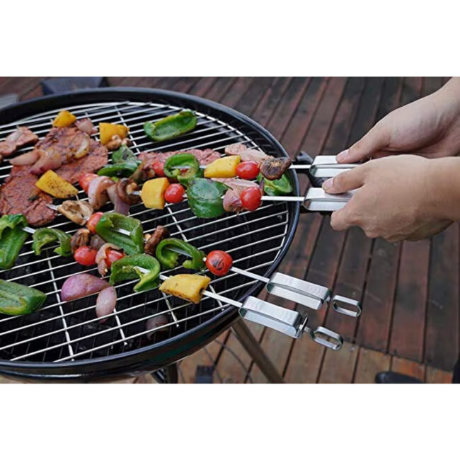 BO22031_5 SABORR Saborr Stainless Steel Barbeque Skewers in UAE - view 5