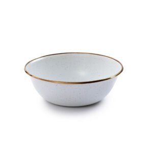 BareBones Enamel Bowl Eggshell set of 2 DISCONTINUED