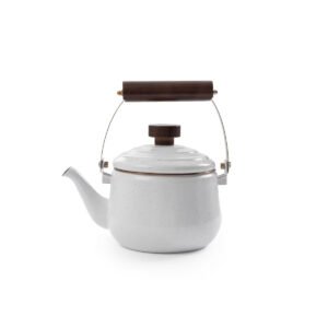 BareBones Enamel Teapot Eggshell