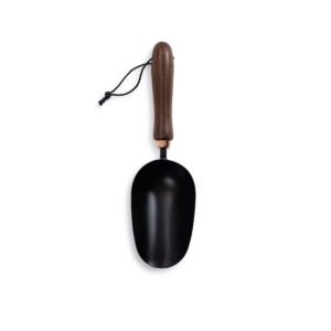 Barebones Garden Spoon Stainless Steel Small WalnutBlack