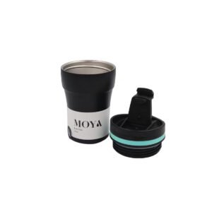 Moya Low Tide 250ml Travel Coffee Mug BlueBlack