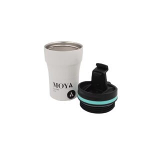 Moya Low Tide 250ml Travel Coffee Mug BlueWhite