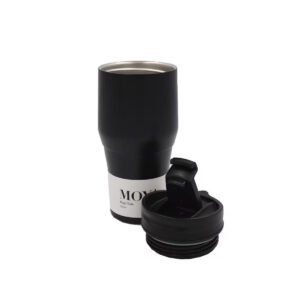 Moya High Tide 380ml Travel Coffee Mug BlackBlack