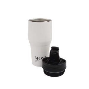 Moya High Tide 380ml Travel Coffee Mug BlackWhite