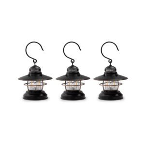 Barebones Edison Mini Lantern Bronze 3 pack