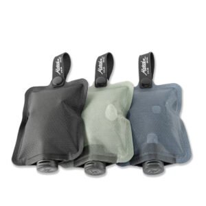 Matador FlatPak Toiletry Bottle 3Pack Multi 1 Charcoal Slate Blue Sage