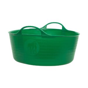 Red Gorilla Gorilla Tubs Recycled Black Tubs Small Shallow 15L Green
