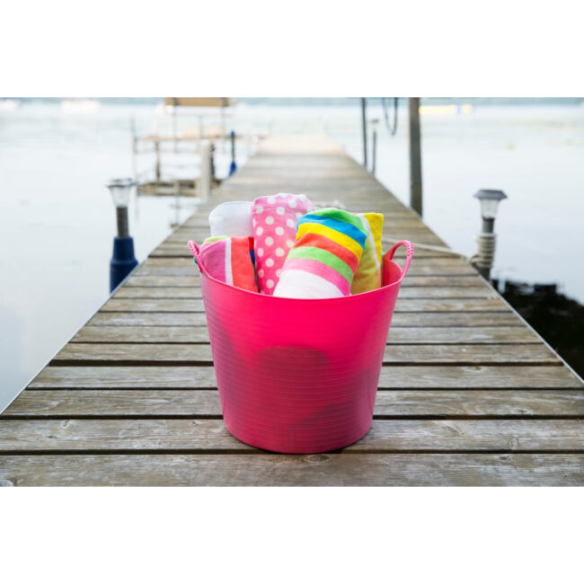 SP26PK_2 Red Gorilla Tubs Recycled Black Tubs Medium 26L Pink in UAE - view 2