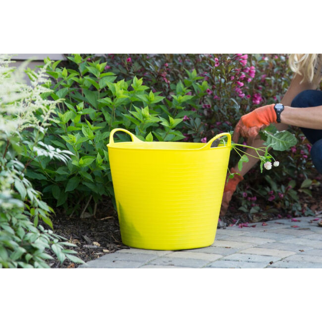 SP26Y_3 Red Gorilla Tubs Recycled Black Tubs Medium 26L Yellow in UAE - view 3