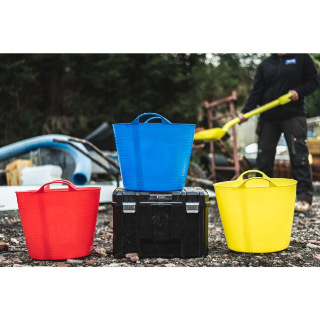 SP26Y_4 Red Gorilla Tubs Recycled Black Tubs Medium 26L Yellow in UAE - view 4
