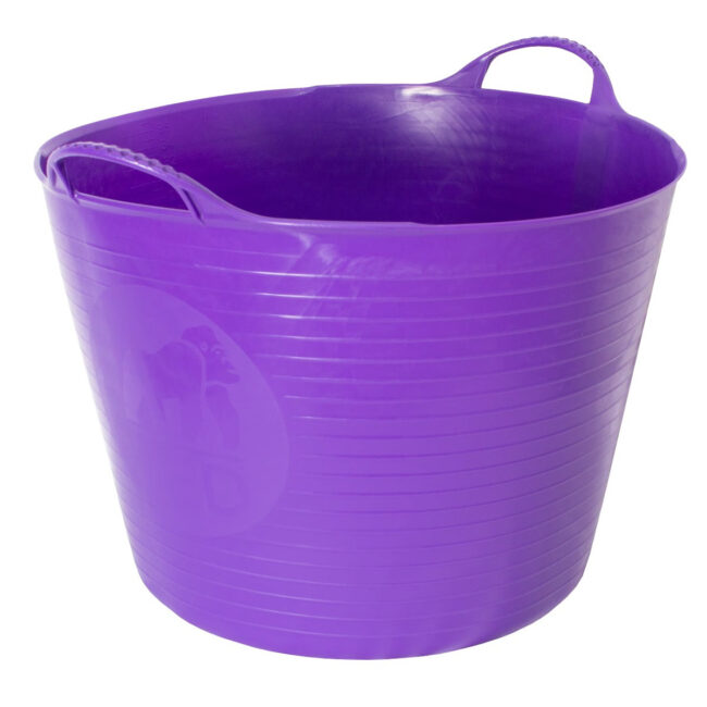 SP42P_5 Red Gorilla Tubs Recycled Black Tubs Large 38L Purple in UAE - view 5