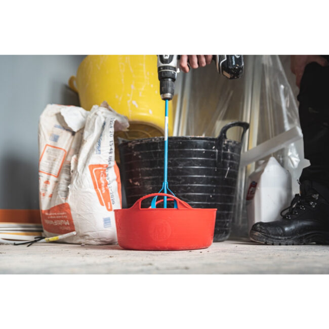 SP5R_5 Red Gorilla Tubs Recycled Black Tubs Mini Shallow 5L Red in UAE - view 5