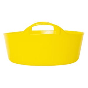 Red Gorilla Gorilla Tubs Recycled Black Tubs Mini Shallow 5L Yellow