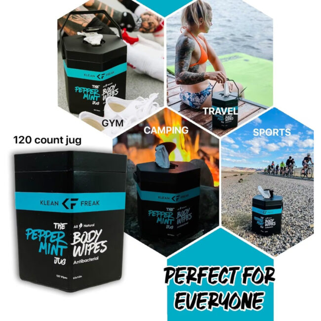 Klean Freak Body Wipes The Jug Peppermint in UAE - view 4