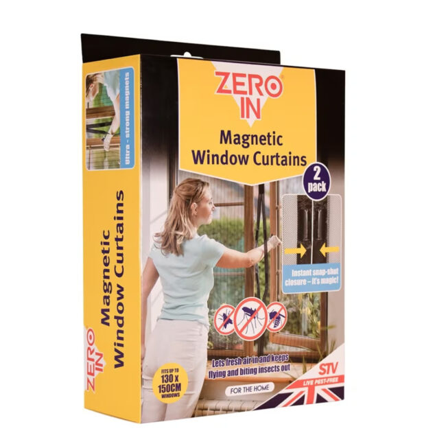 ZER234_2 STV Magnetic Window Insect Curtain Twinpack in UAE - view 3