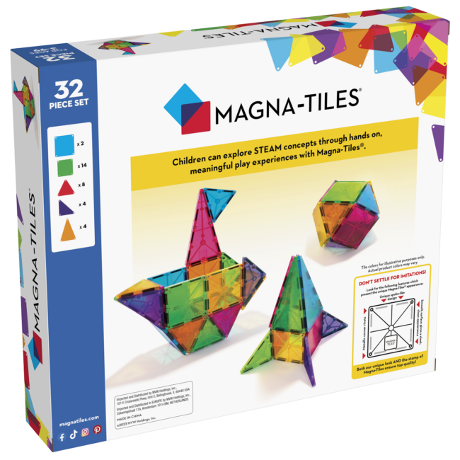 02132 Back MAGNATILES Classic 32 Piece Set in UAE - view 2