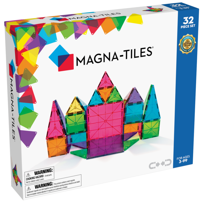 02132 Front MAGNATILES Classic 32 Piece Set in UAE