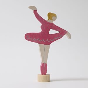 Decorative Figure Ballerina Ruby Red
