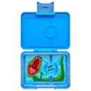 Yumbox Dinosaur 3 Compartments Snack Box Surf Blue in UAE - view 2