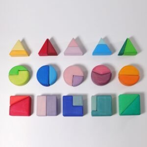 Building Set Triangle Square Circle