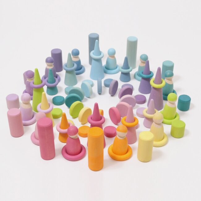 Stacking Game Small Pastel Rollers in UAE - view 2