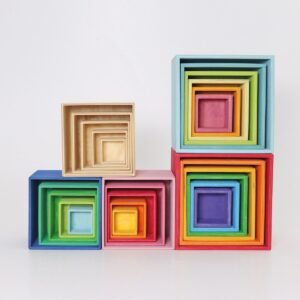 Large Pastel Set of Boxes