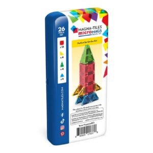 MAGNATILES microMAGS 26Piece Travel Set