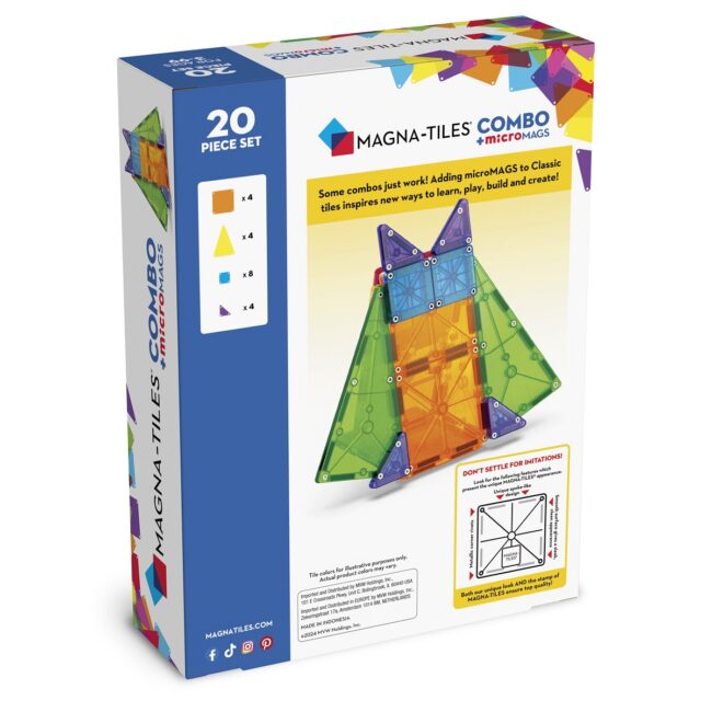MAGNATILES microMAGS Combo 20 Piece Set in UAE - view 3