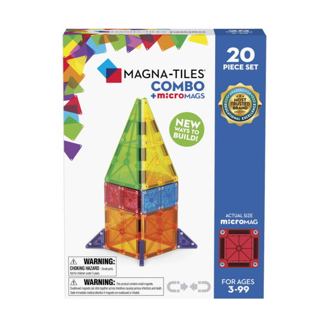 MAGNATILES microMAGS Combo 20 Piece Set in UAE