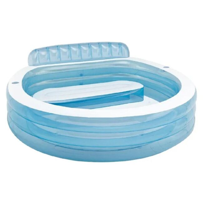 57190 Intex Swim Center Family Lounge Pool Inflatable Play Pool Blue in UAE