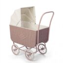 Doll Pram Retro Rattan Rose in UAE