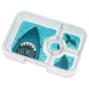 Yumbox Shark Tapas 4 Compartments Tray