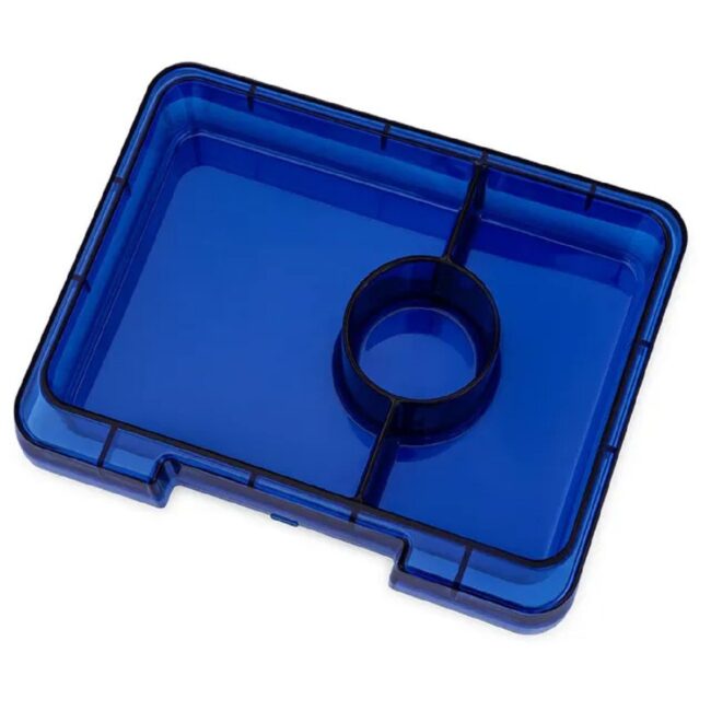 Yumbox Monte Carlo 3 Compartment Snack Box Blue in UAE - view 2