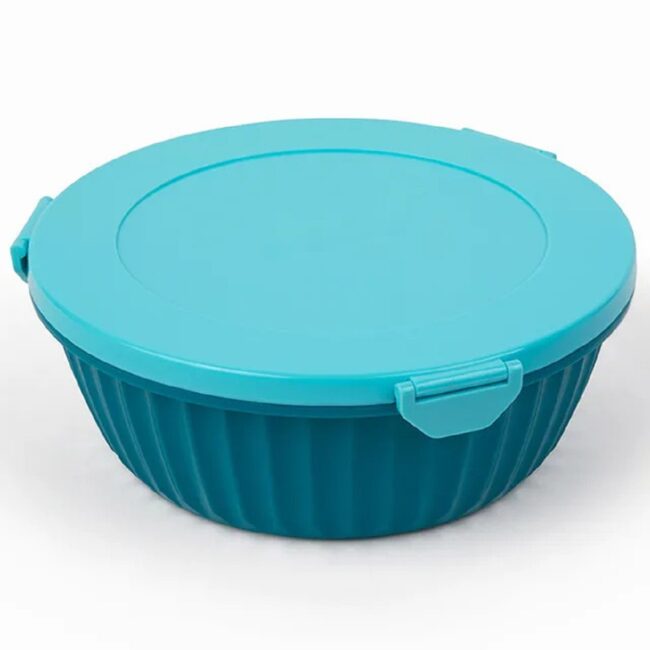 850057656008.3 Yumbox 3 Part Divider Poke Bowls Lagoon Blue in UAE