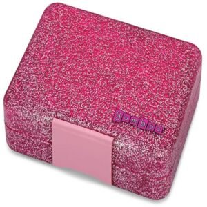 Yumbox Sparkle Glitter Clear Snack Pink