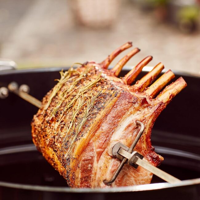 91qRFw9k6OL._AC_SL1500_ Weber Rotisserie for 57 cm Charcoal Grills 7494 Premium Grilling accessory in UAE - view 2