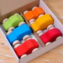 Colored Wooden Cars in UAE - view 5