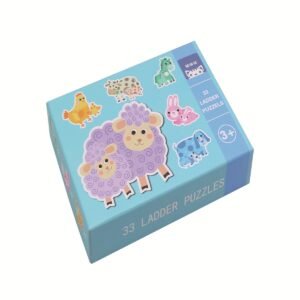 33 Pcs Ladder Puzzles Farm