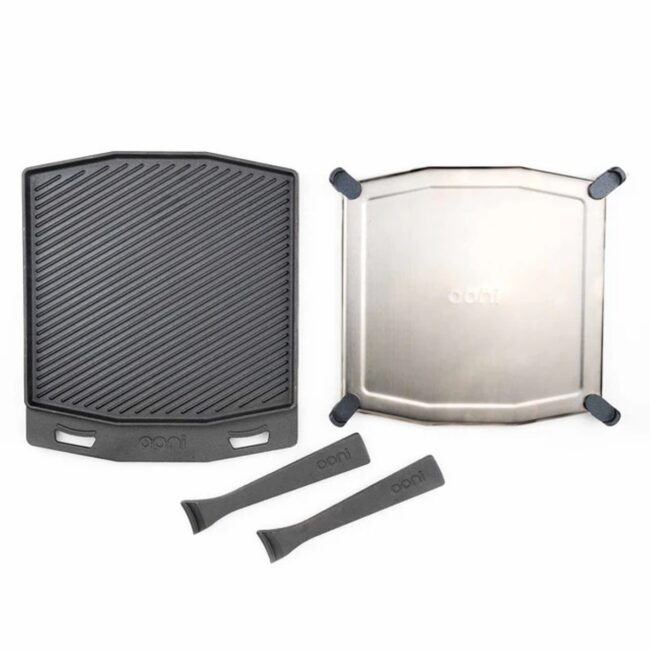 Dual-grizzler-top-down Ooni DualSided Grizzler Plate in UAE - view 4