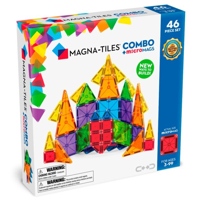 MAGNATILES microMAGS Combo 46 Piece Set in UAE