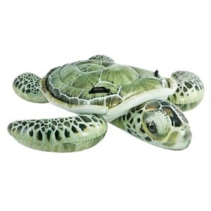 Intex Realistic Inflatable Sea Turtle RideOn Green Inflatable Pool Float