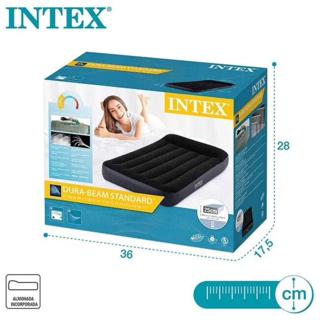 Intex Twin Pillow Rest Classic Airbed With Fiber Bip in UAE - view 4