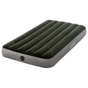Intex Queen DuraBeam Downy Airbed With Foot Bip Green